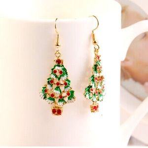 3 for $30🎄Christmas Earrings Christmas Tree Dangle Drop Hook Earrings Xmas Holi